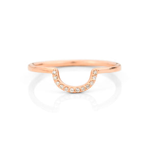 Diamond Deep Curve Ring | Jamie Park Jewelry 