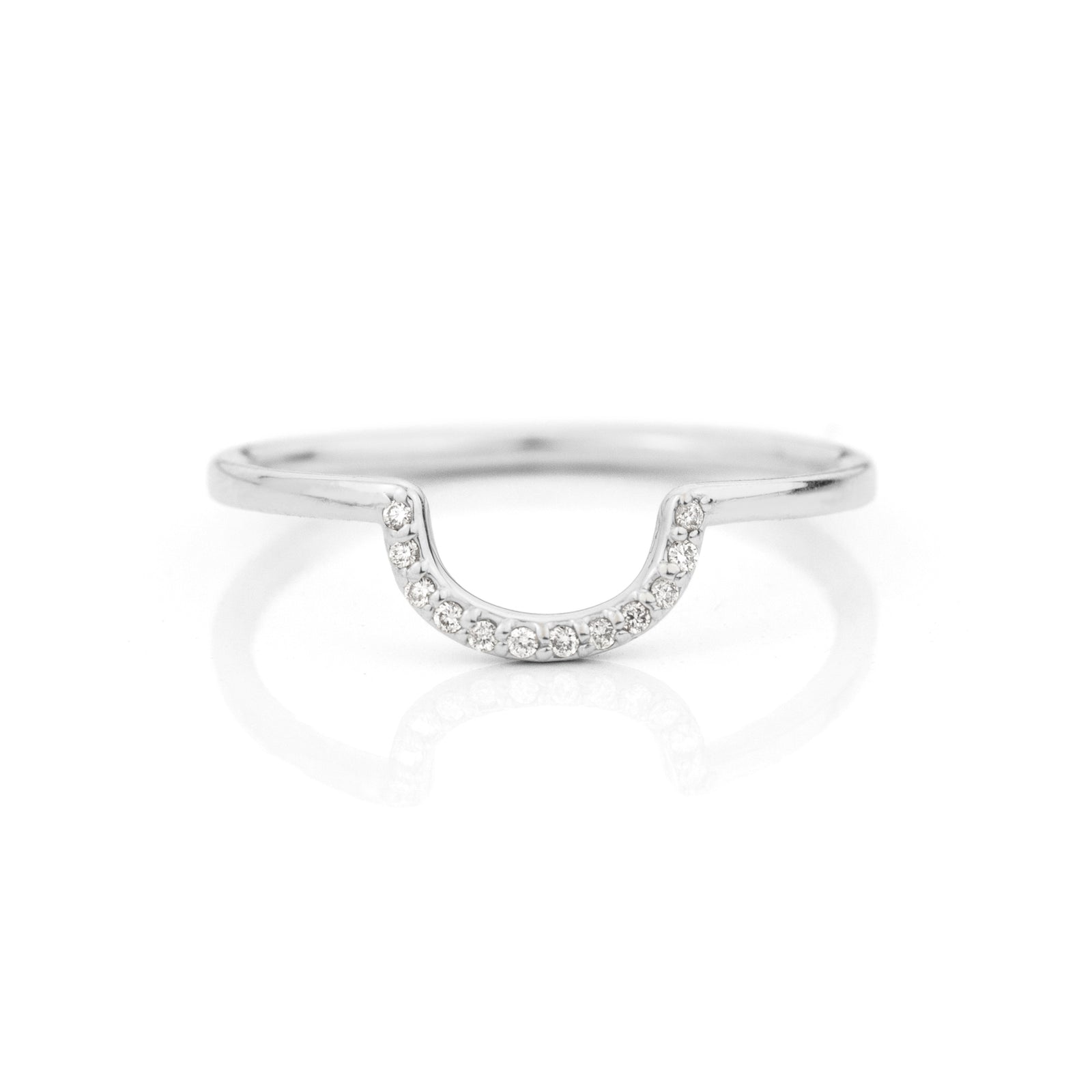 Diamond Deep Curve Ring | Jamie Park Jewelry 