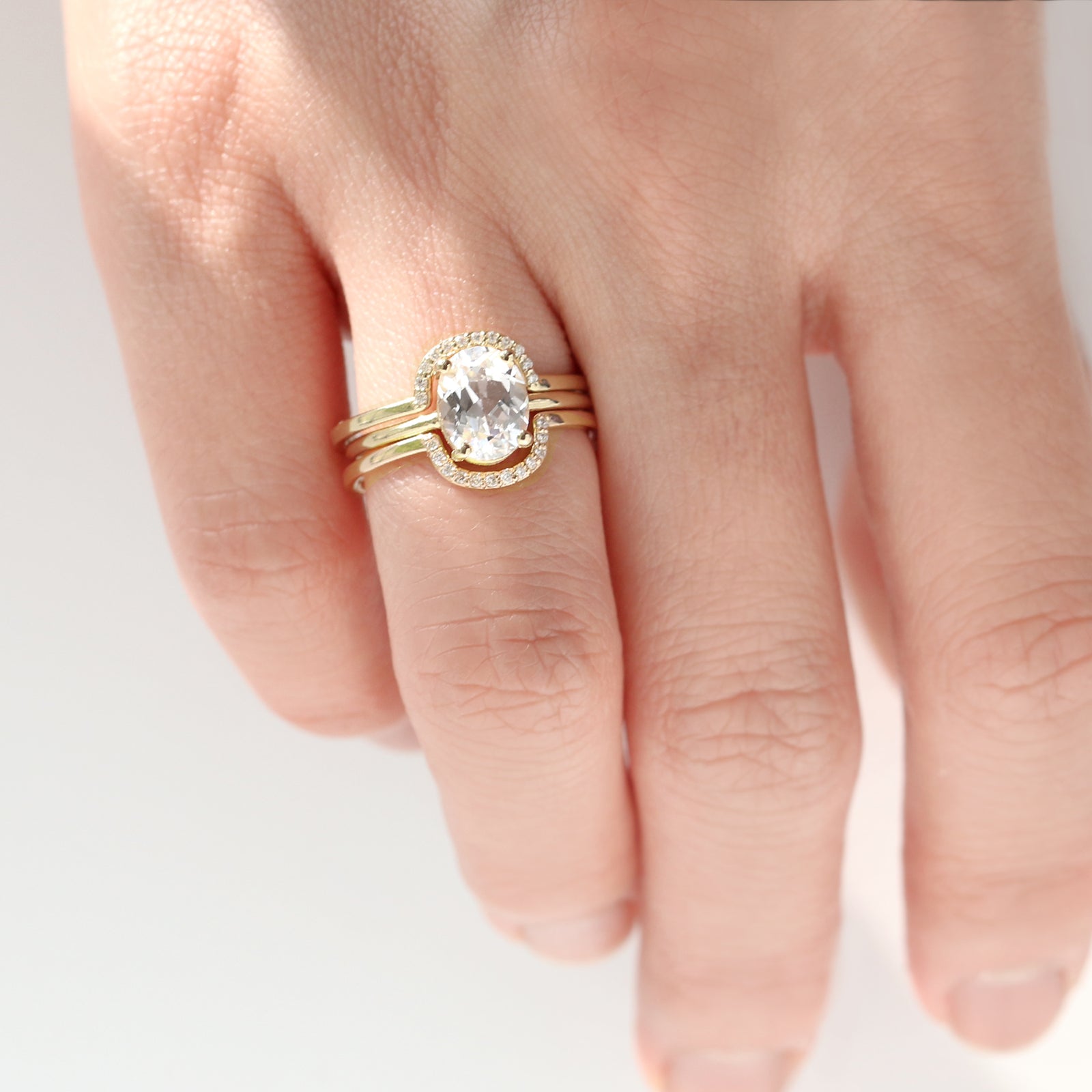 Diamond Deep Curve Ring | Jamie Park Jewelry 