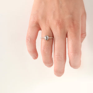 Jamie Park Jewelry - Hexagon Salt and Pepper Riley Ring