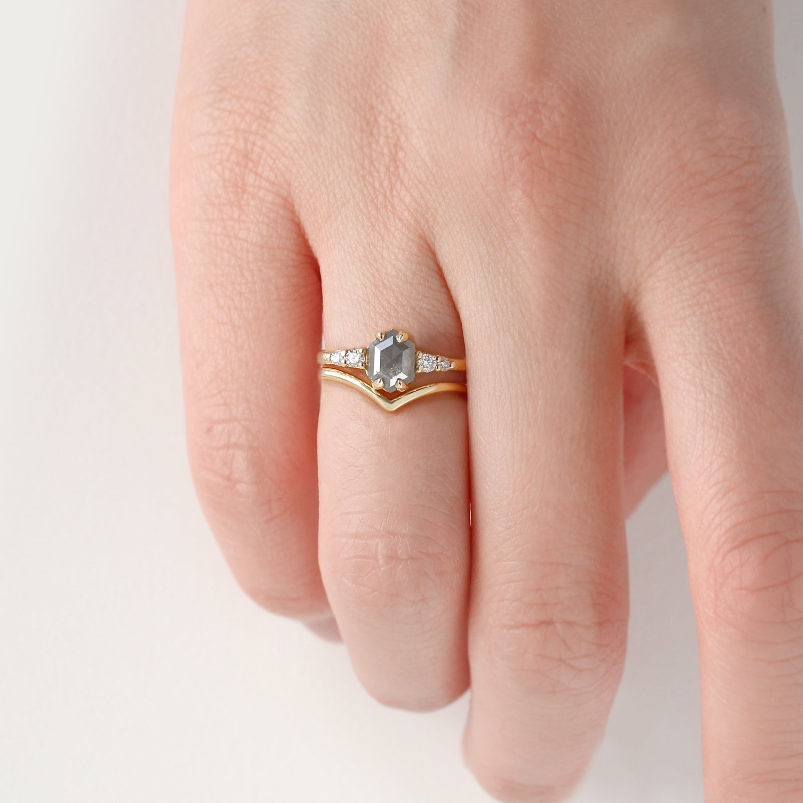 Jamie Park Jewerly - 1.3tcw. Pippa Hexagon Diamond Ring