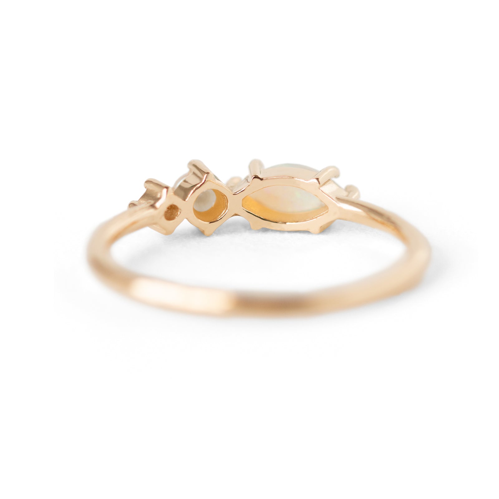 Jamie Park Jewelry- Opal Pearl Diamond Ring