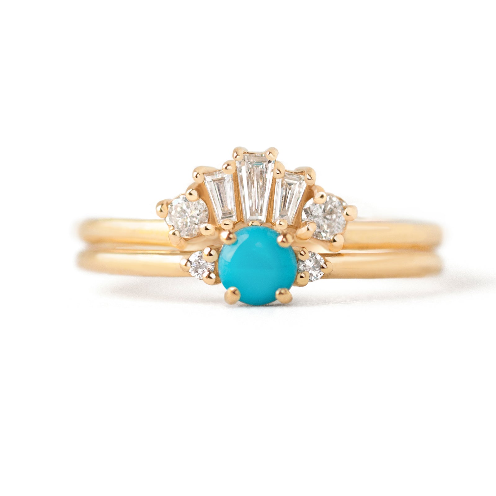 Vera Baguette Diamond Contour Band