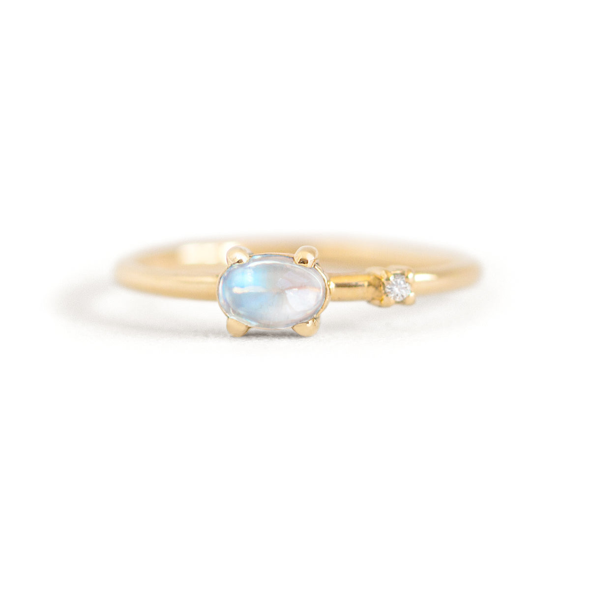 Moonstone Orbit Ring