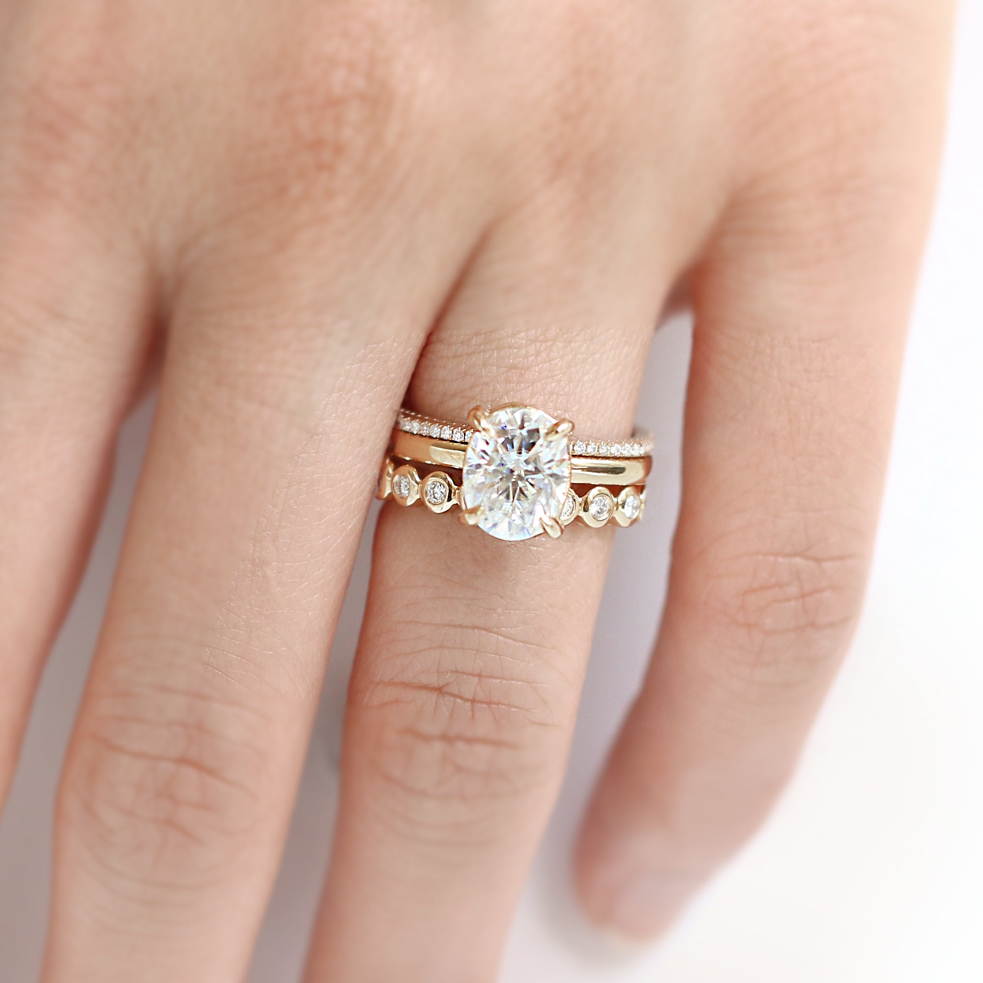 Fiona 2.09 carat oval diamond engagement ring | naturesparkle