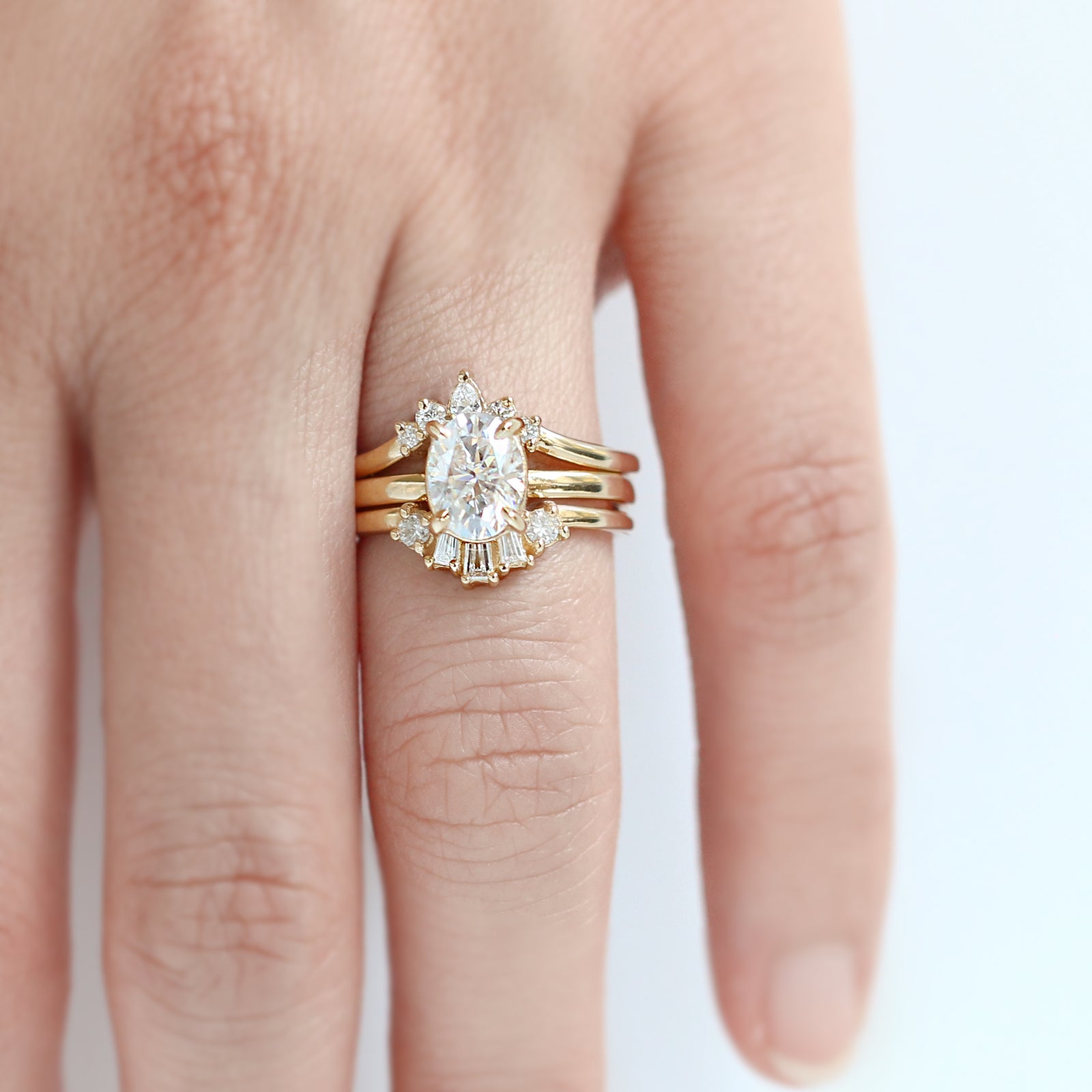 Magnolia Oval Four Prong Solitaire Ring