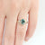 Jamie Park Jewelry - 1.6ct.Oval Montana Teal Sapphire Sienna Ring