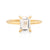 Bella Emerald White Sapphire Ring by Jamie Park Jewelry