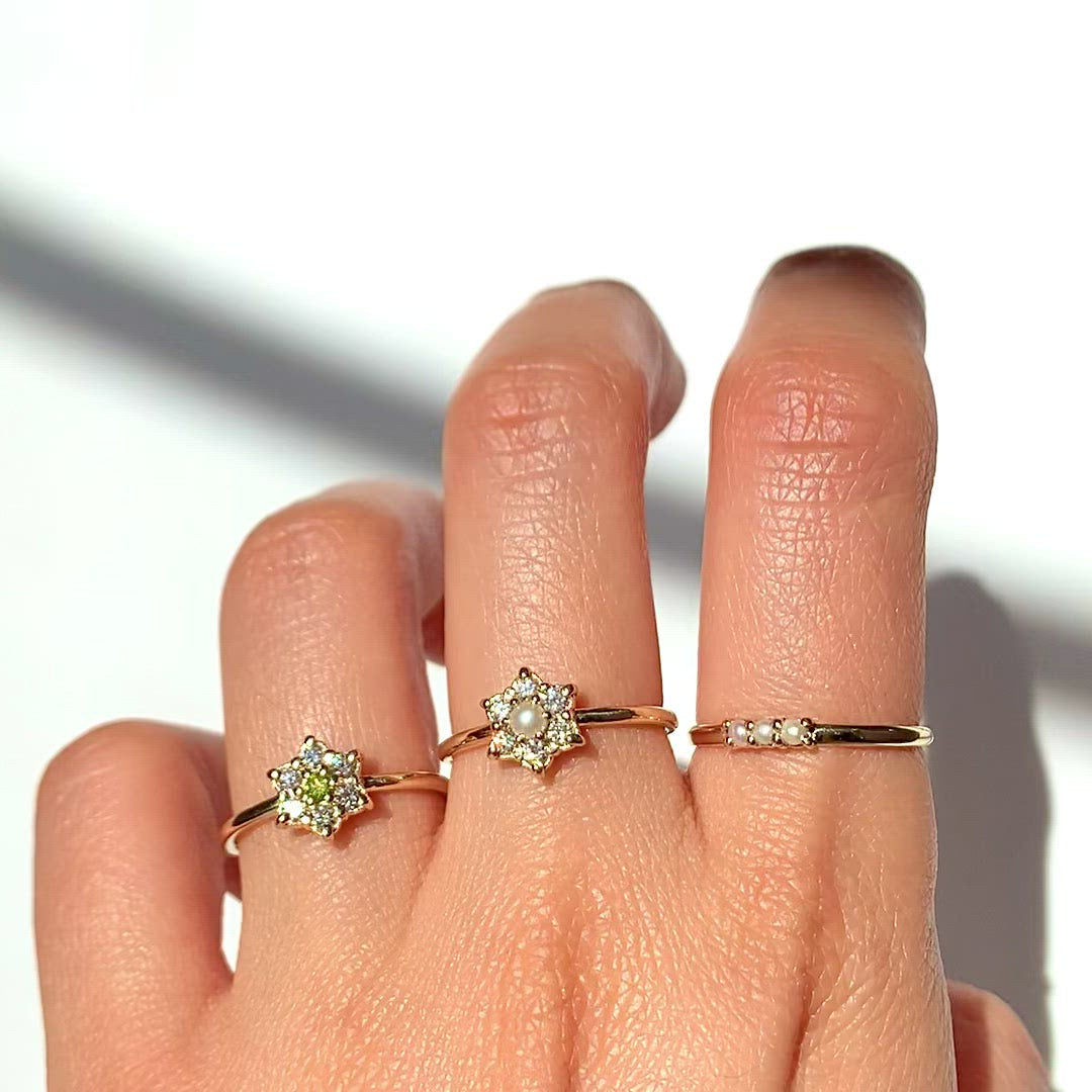 Jamie Park Jewelry - Yellow Diamond Daisy Ring