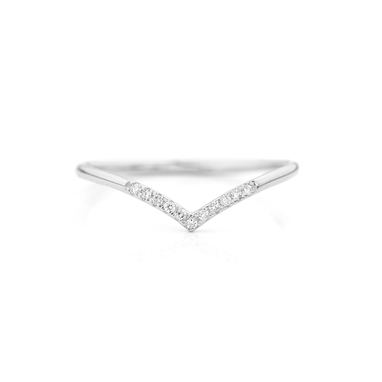 Diamond Chevron Ring