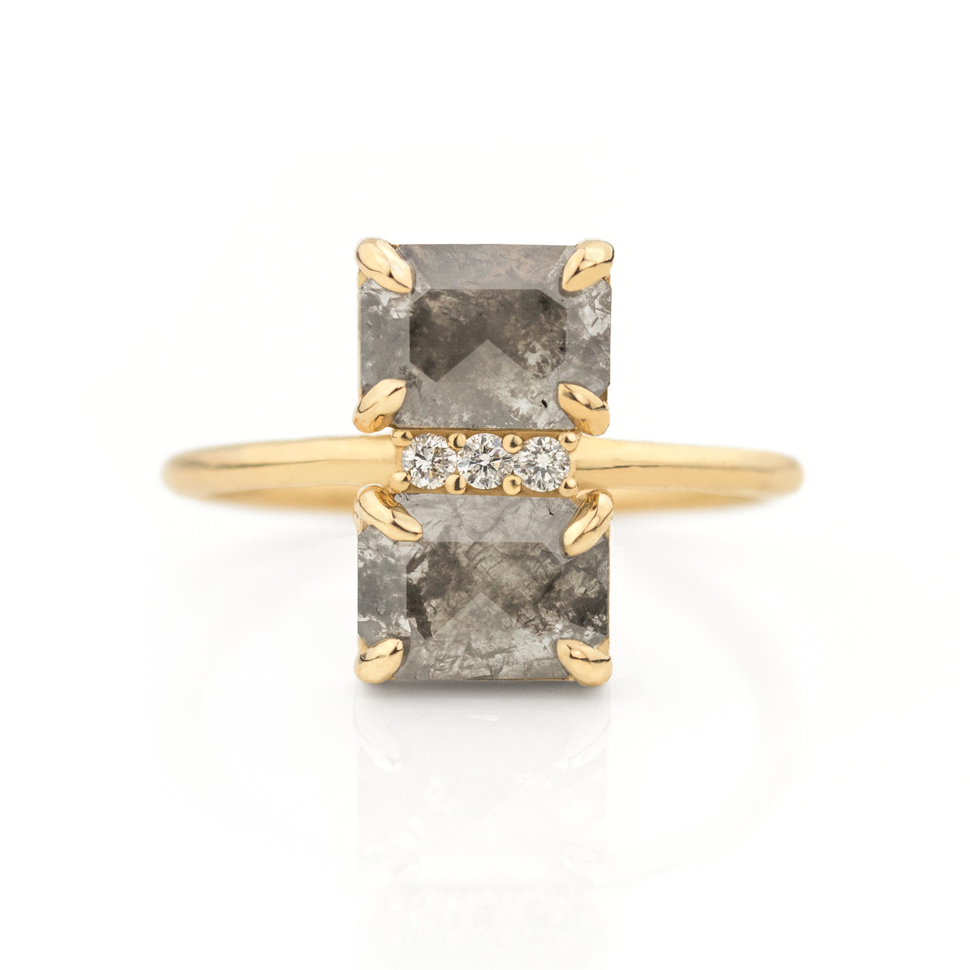 Double Decker Diamond Ring