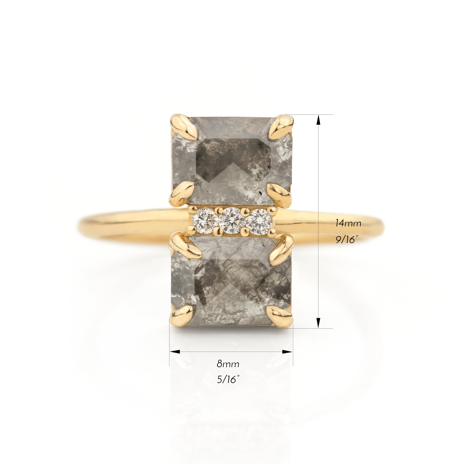 Double Decker Diamond Ring