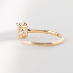 0.75ct. Bella Emerald Cut Solitaire Ring