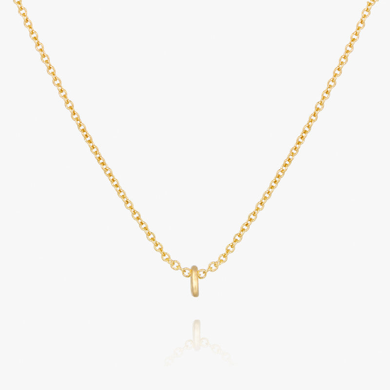 Tiny Ring Necklace by Jamie Park Jewelry