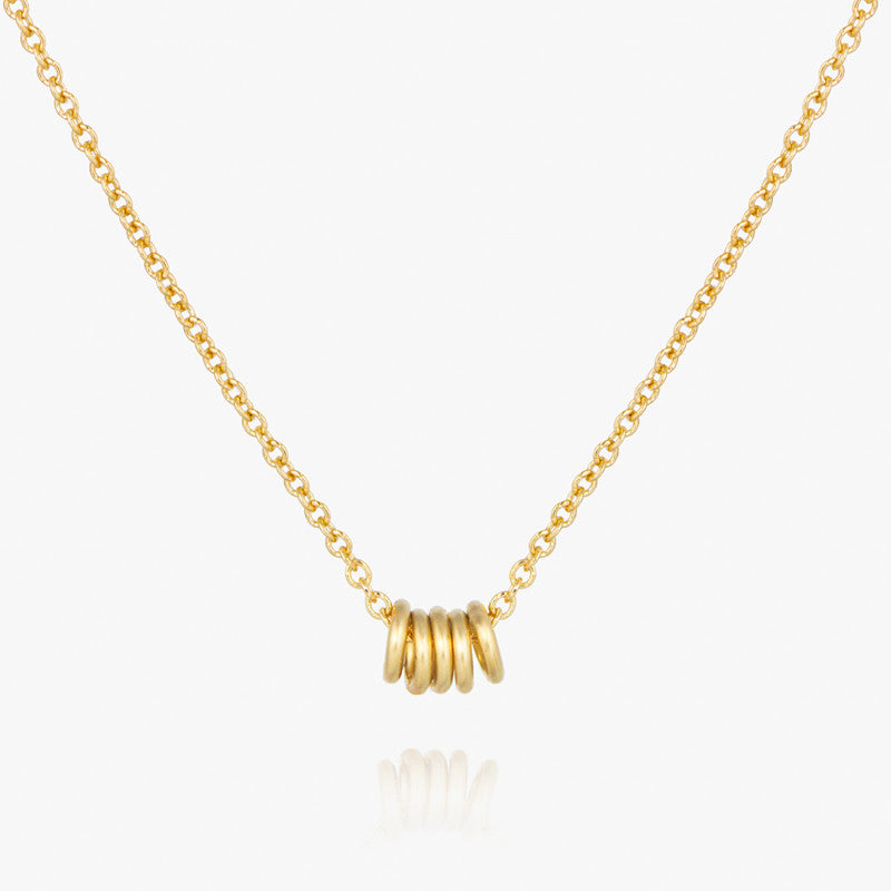 Tiny Ring Necklace by Jamie Park Jewelry