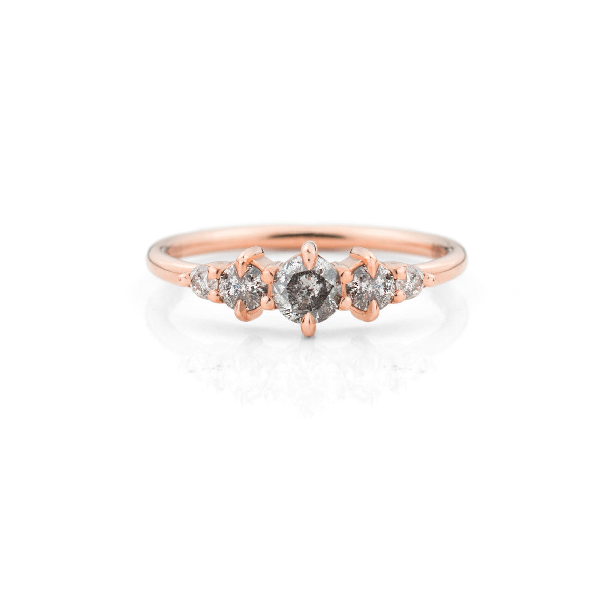 1/2 CT Five Diamond Ring