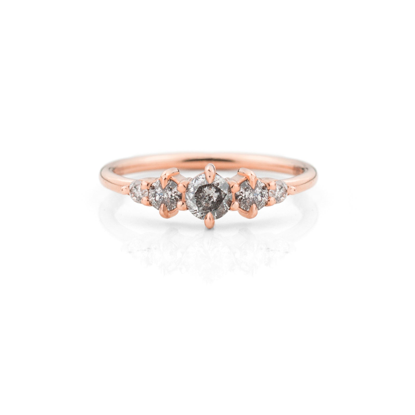 1/2 CT Five Diamond Ring
