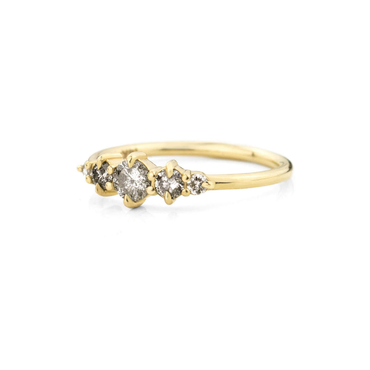 1/2 CT Five Diamond Ring