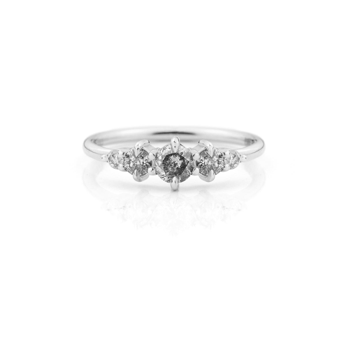 1/2 CT Five Diamond Ring