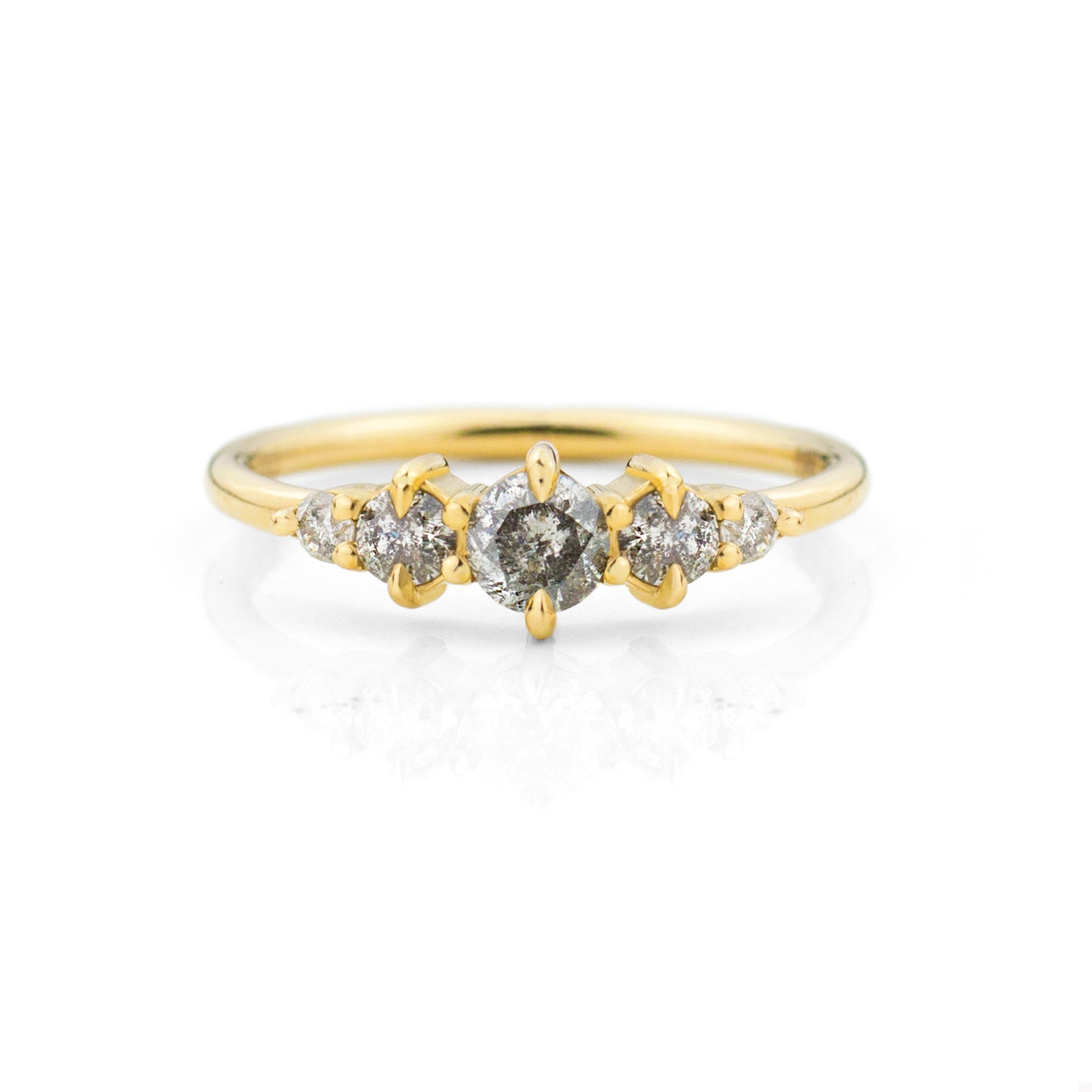 1/2 CT Five Diamond Ring