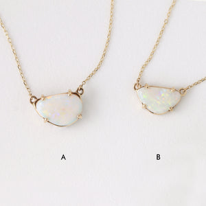 Freeform Opal Necklace