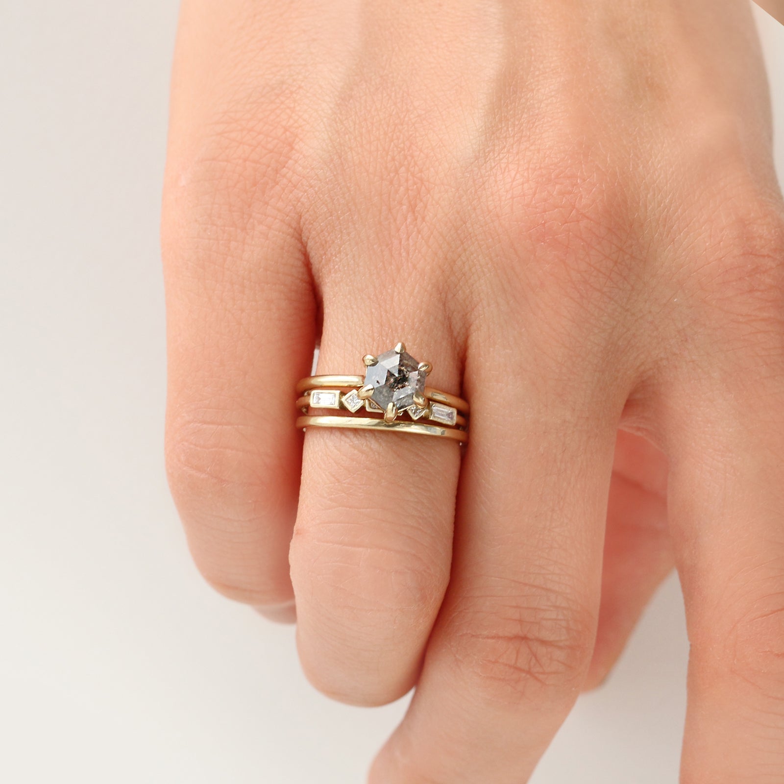 Grace Baguette Diamond Band