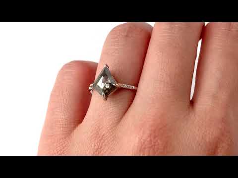 2 1/4CT Kite Cut Ava Ring