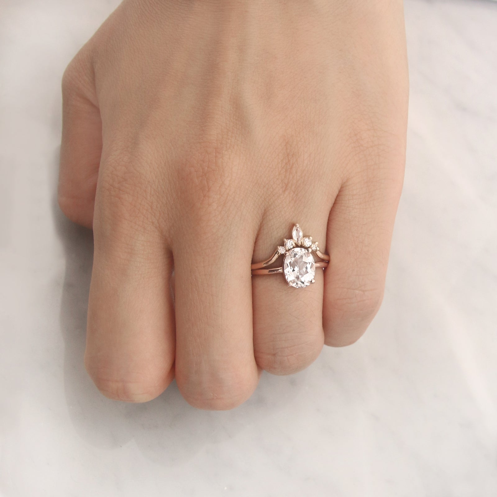 Marquise Contour Band by Jamie Park Jewelry