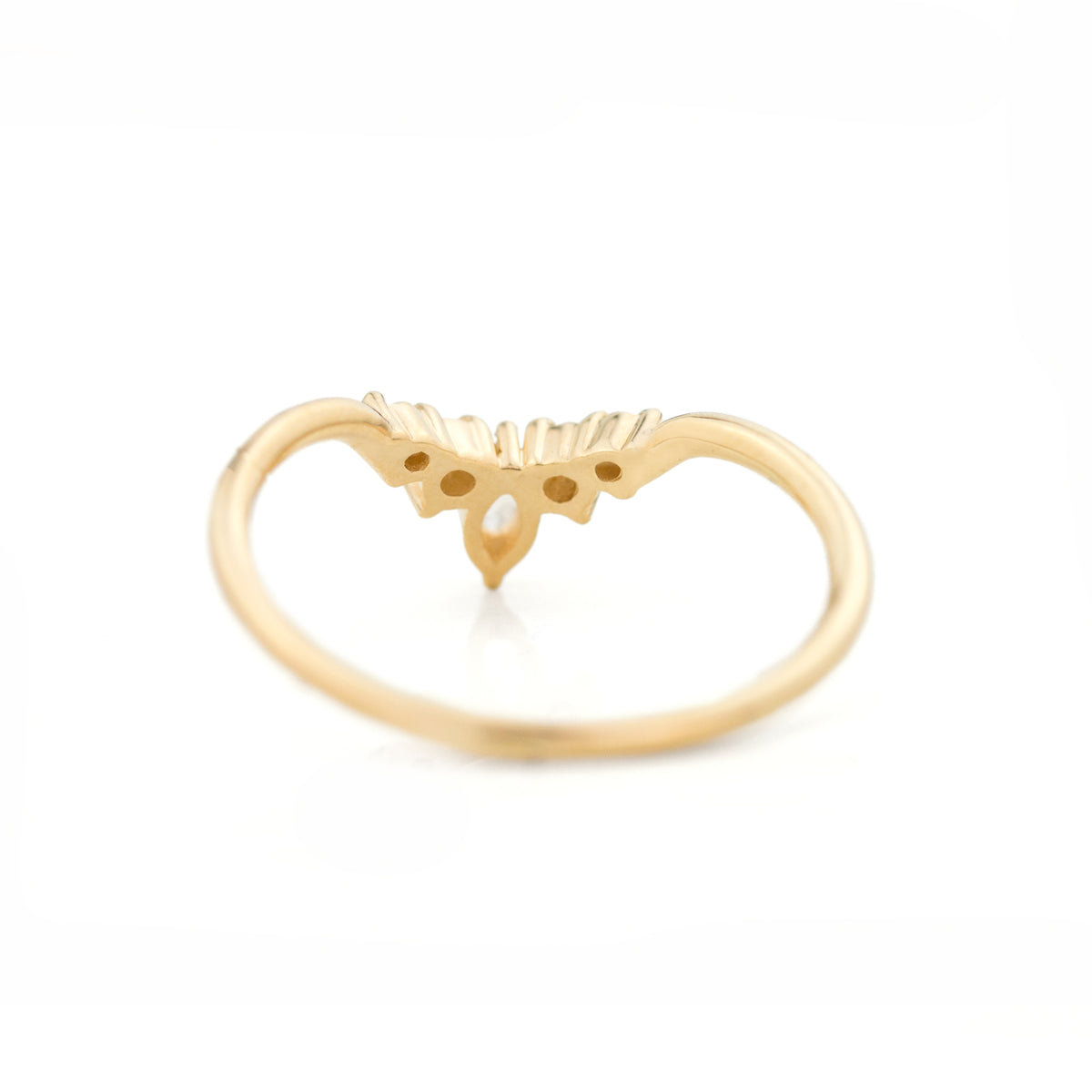 Marquise Contour Band by Jamie Park Jewelry