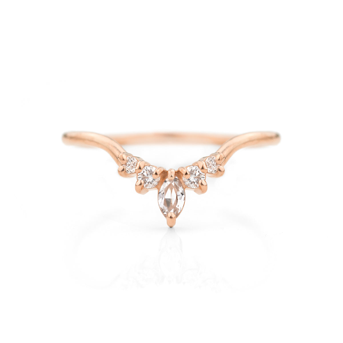 Marquise Contour Diamond Band