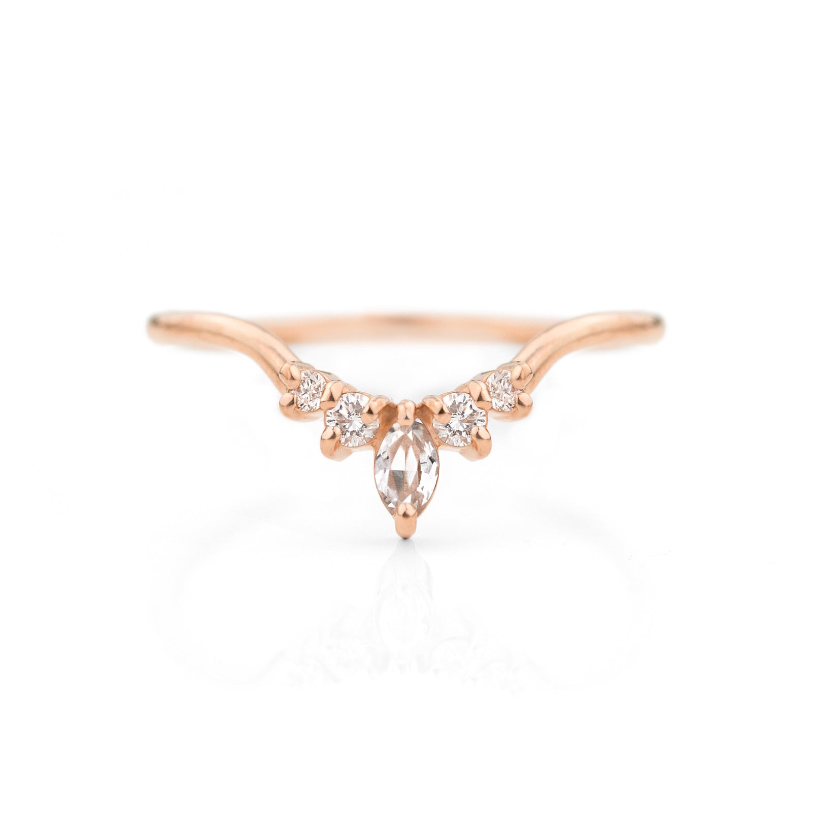 Marquise Contour Diamond Band