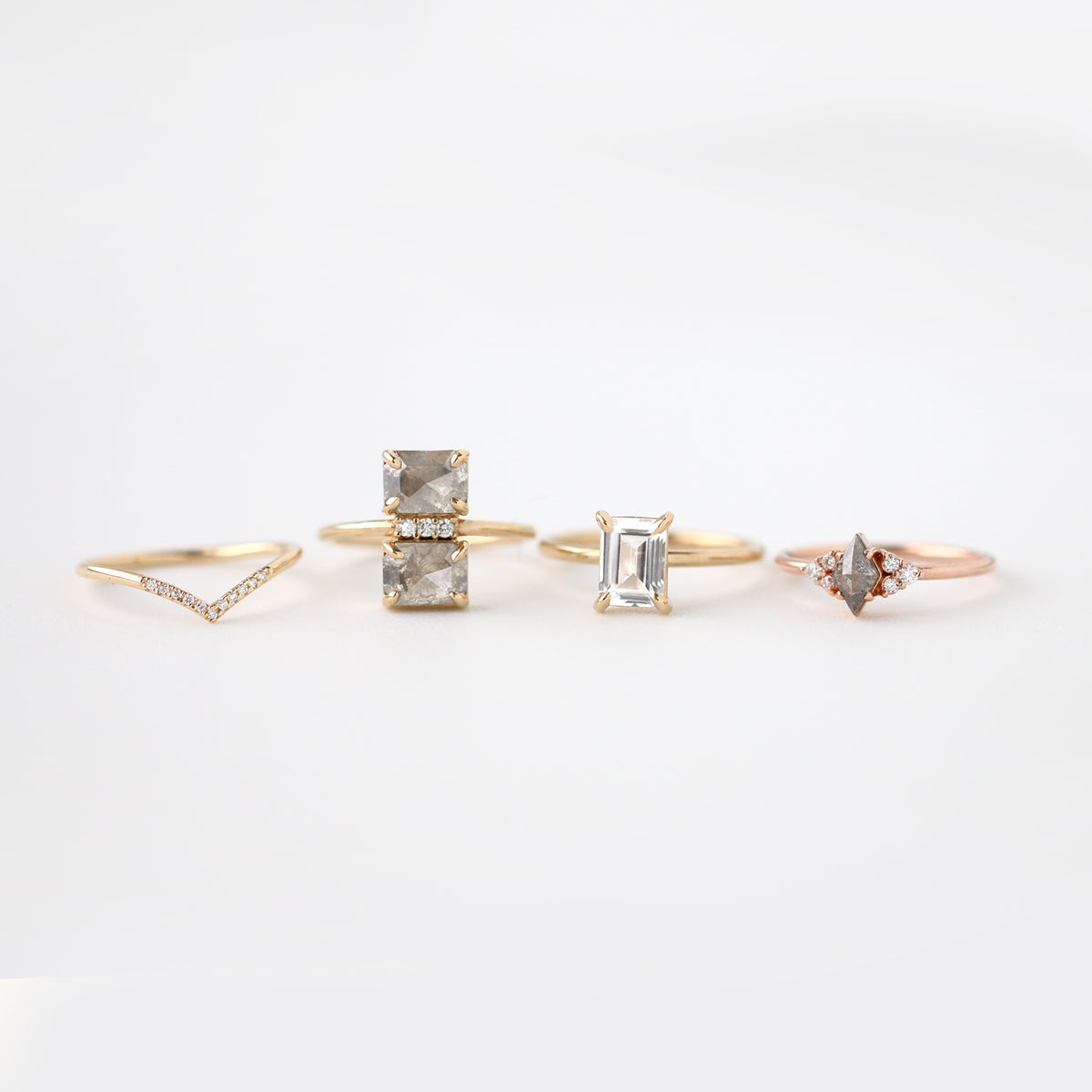 Sienna Rose Cut Diamond Ring