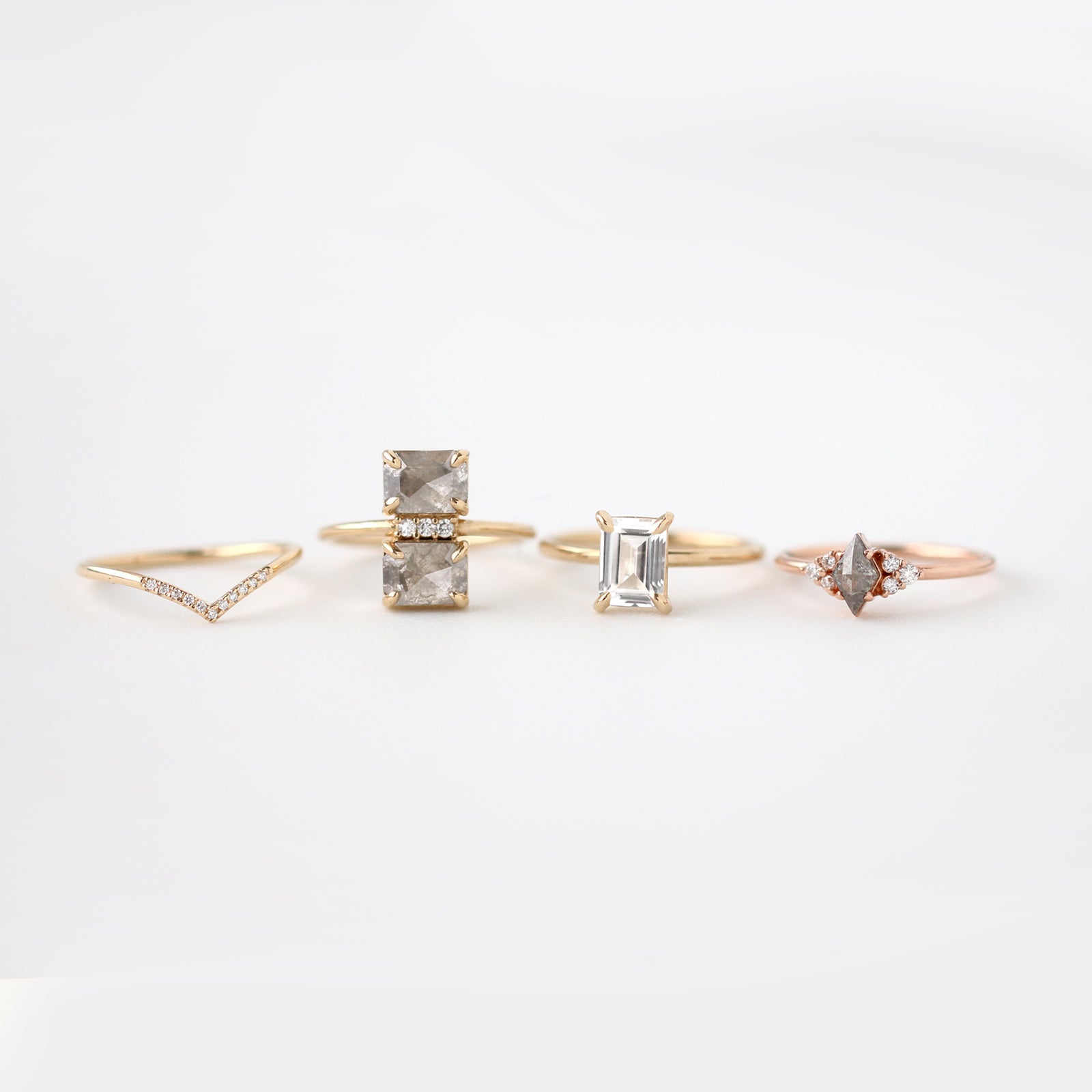 Sienna Rose Cut Diamond Ring