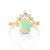 Opal Diamond Wedding Engagement Ring Set | Jamie Park Jewelry 