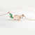 Opal Emerald Cluster Necklace