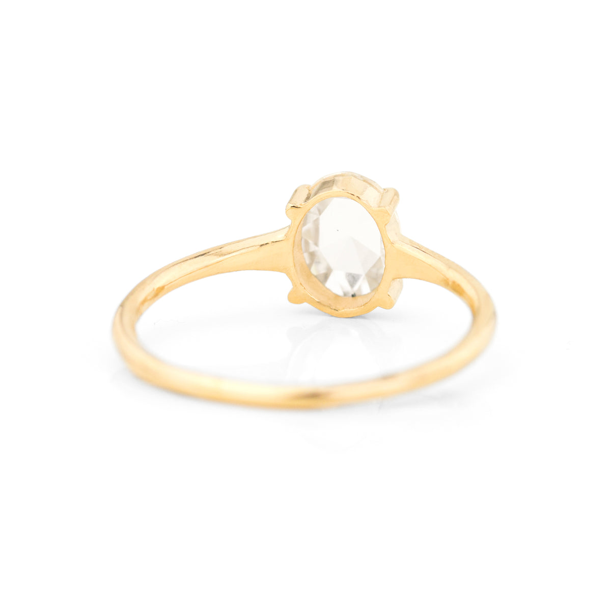 Jamie Park Jewelry | Haven Oval Rose Cut Moissanite Ring https://jamieparkjewelry.com/products/haven-moissanite-ring If you have had your heart set on a unique yet minimal design, the Haven Oval Rose Cut Moissanite Ring is the perfect choice. The larger facets create more dramatic brilliance, while the vintage-inspired rose cut adds a romantic and unique touch to this ring. The low-profile setting makes it ideal for everyday wea