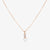 Diamond Pearl Drop Necklace Gold by Jamie Park Jewelry