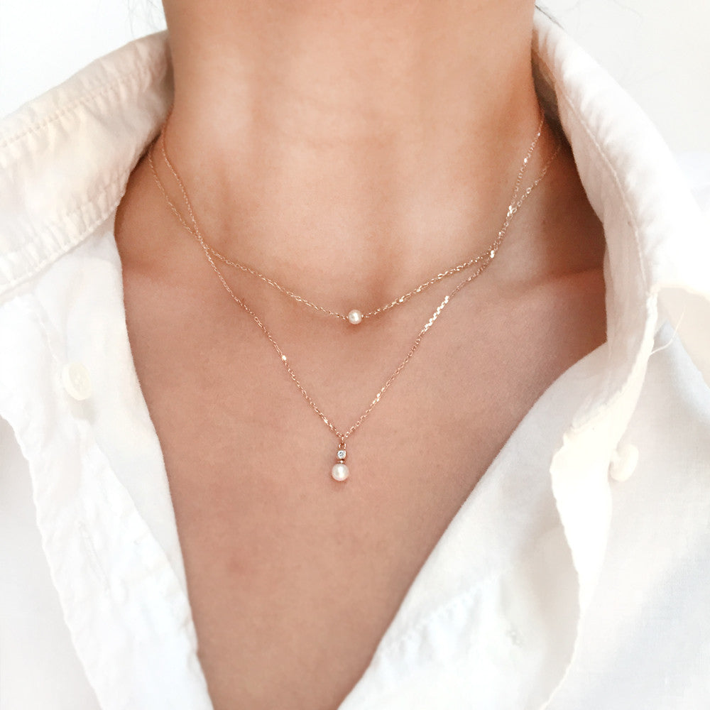 Solo Pearl Necklace