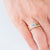 round cut white sapphire ring by jamie park jewelry usa