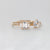 Emerald cut white sapphire ring  by Jamie Park Jewelry USA