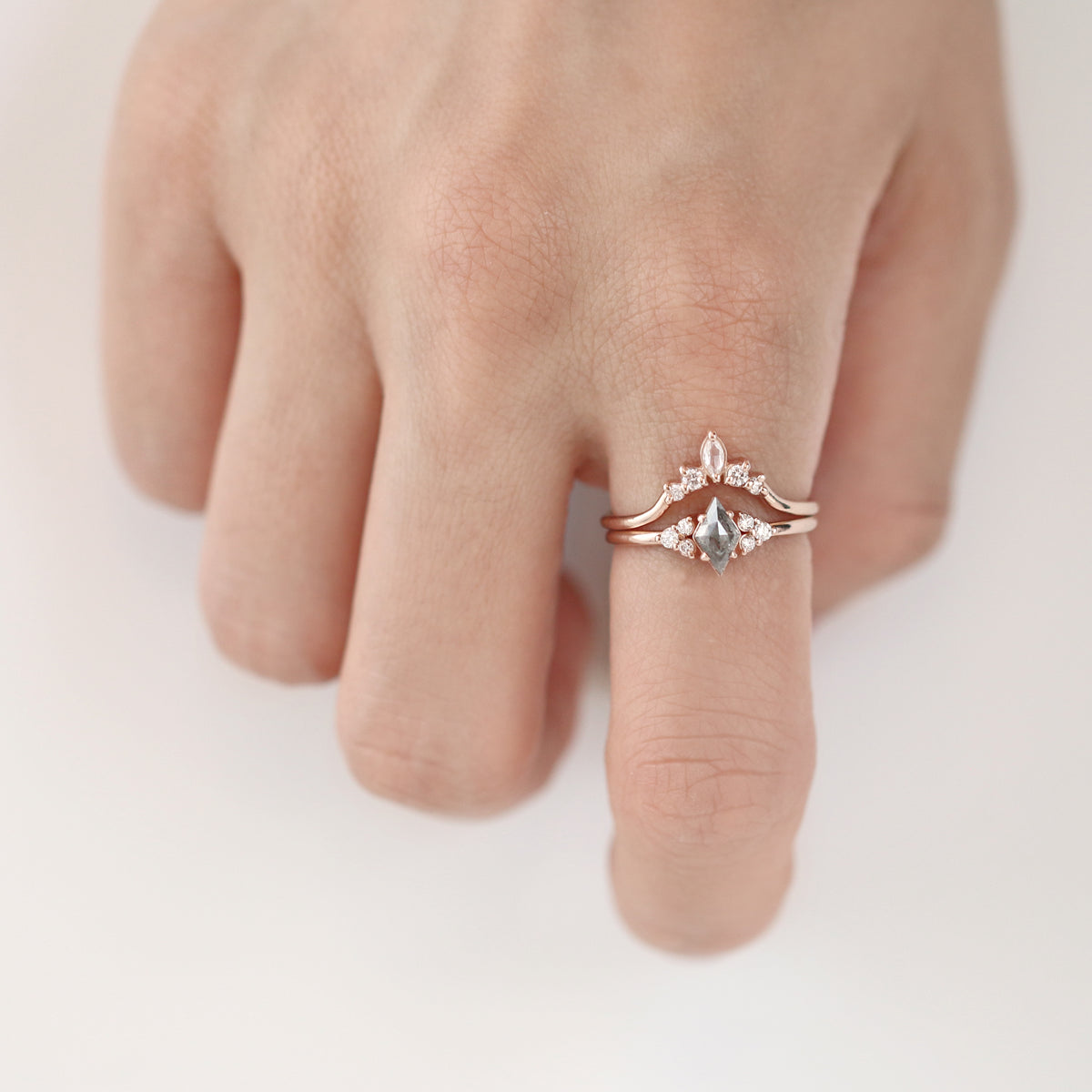 Sienna Rose Cut Diamond Ring