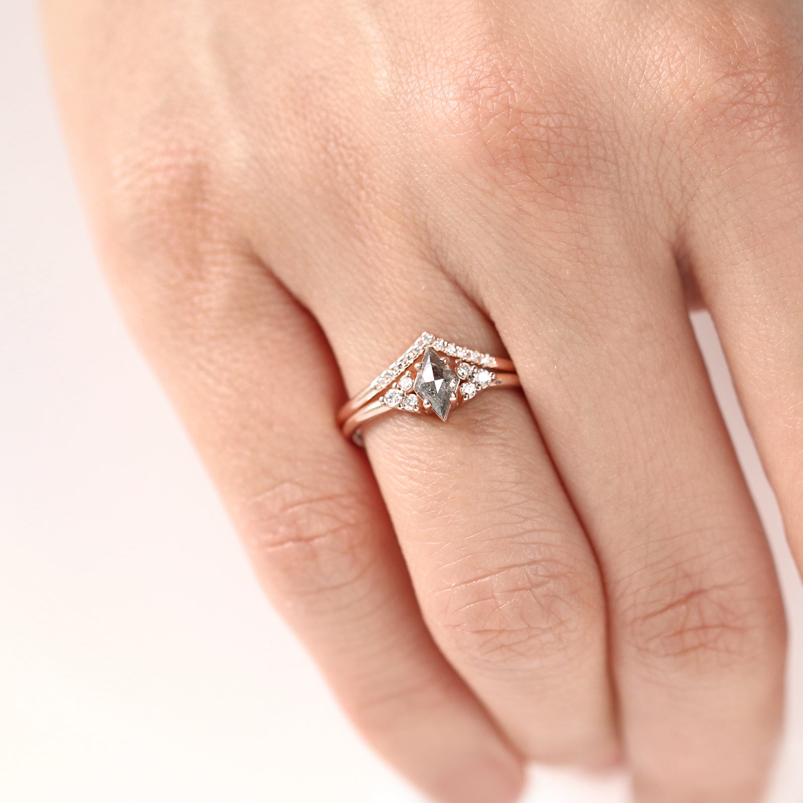 Diamond Chevron Ring