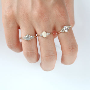 Sienna White Sapphire / Moissanite / Lab Diamond Ring