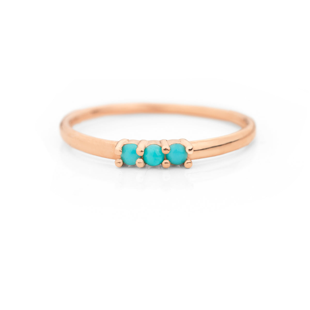 Three Turquoise Ring
