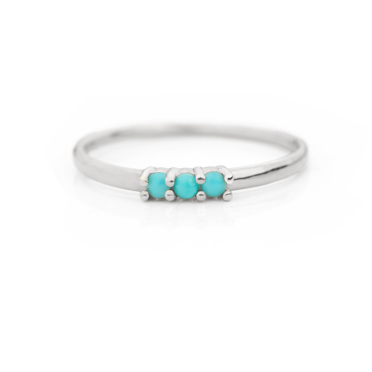 Three Turquoise Ring