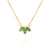 Emerald Trio Necklace