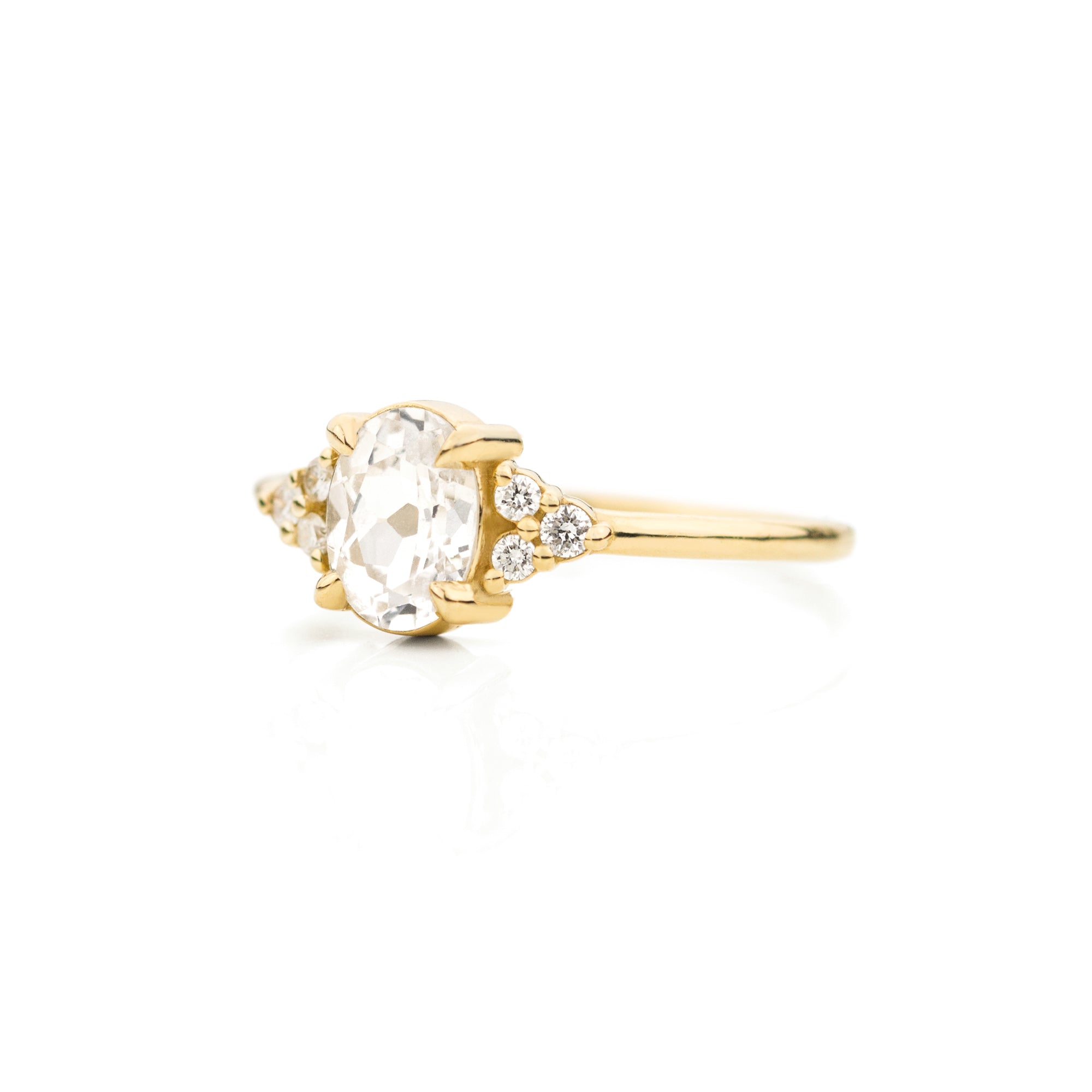 Sienna Oval Ring | Diamond